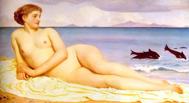 Lord Frederic Leighton Actaea, the Nymph of the Shore China oil painting art